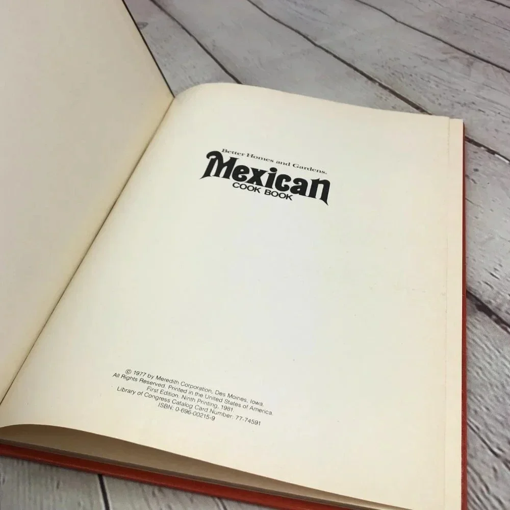 Vintage better homes & gardens Mexican cook book 1977